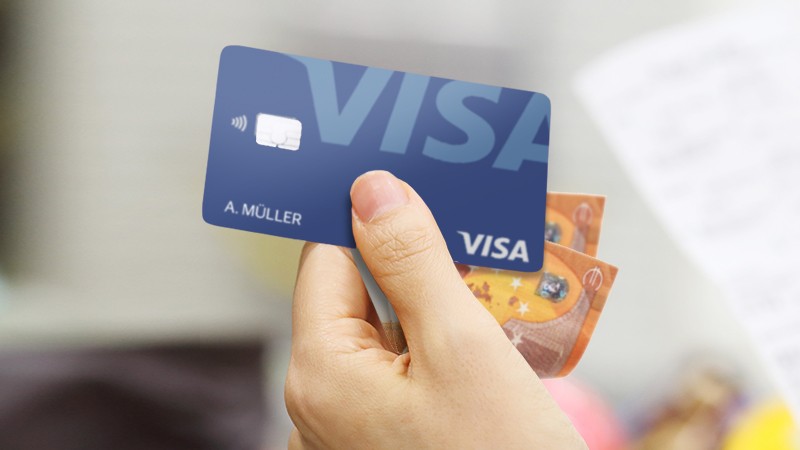 Visa card and vouchers