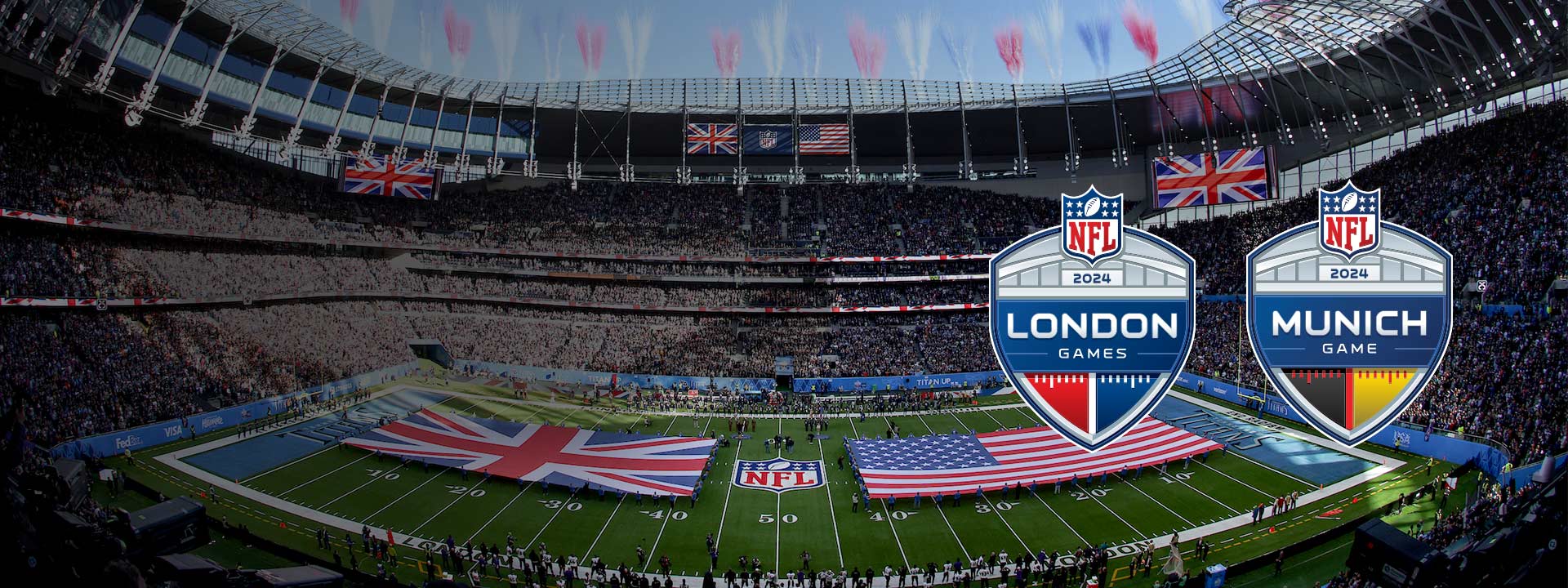 london and munich nfl logos