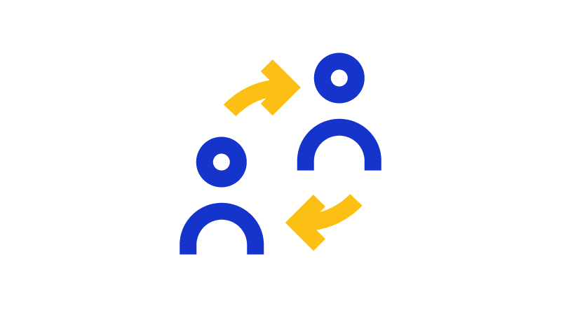 people data transfer icon